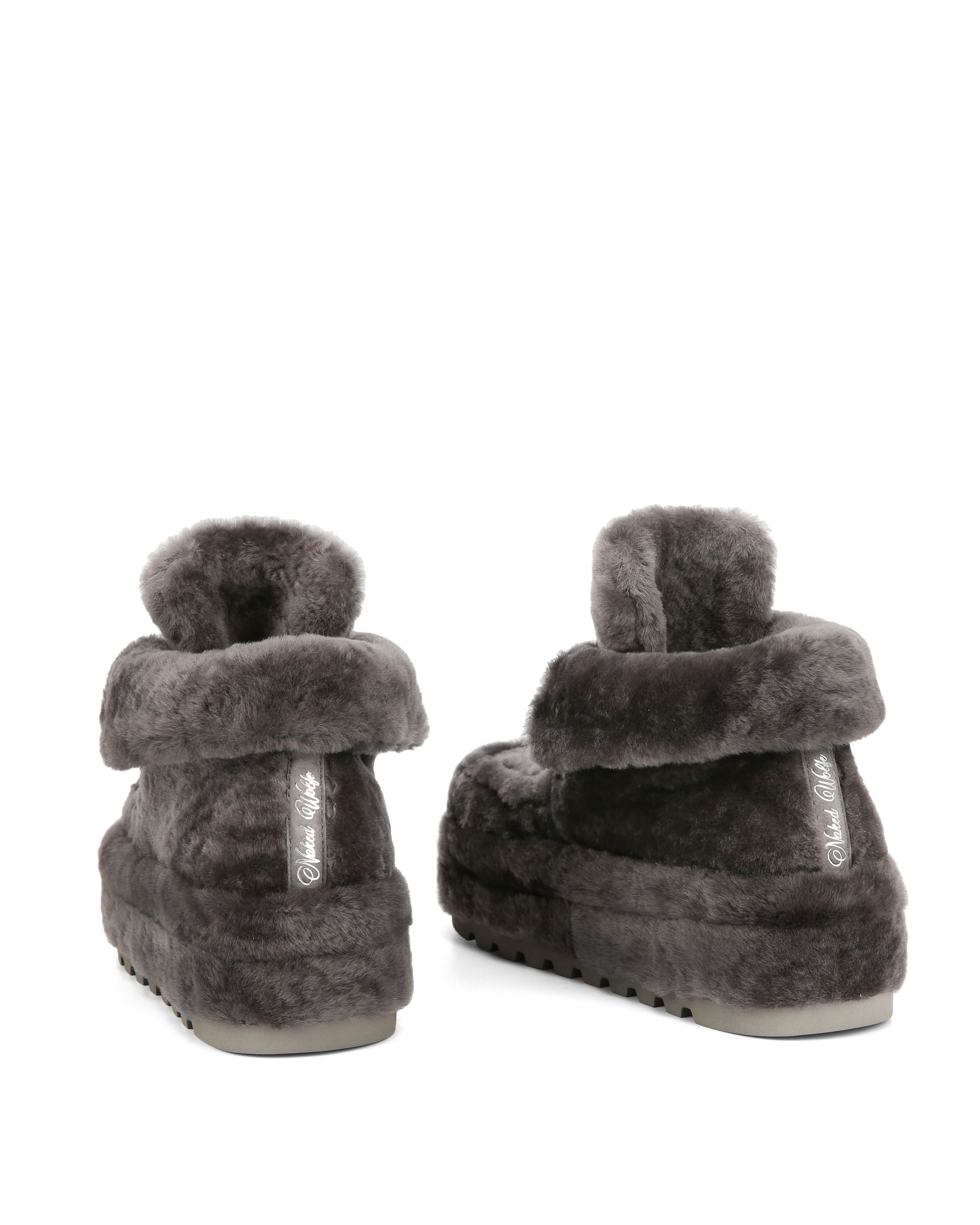 Bambi Slate Grey Shearling