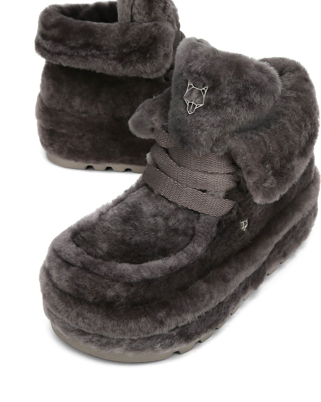 Bambi Slate Grey Shearling