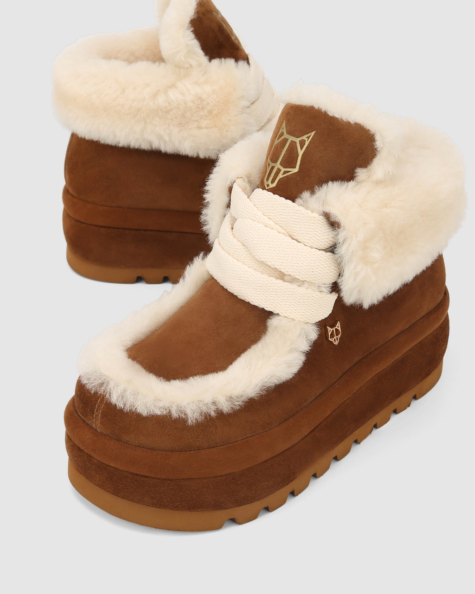 Bambi Tan Suede/Shearling