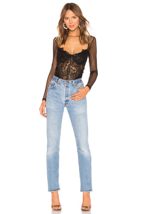 Bardot Farrah Bodysuit in Black