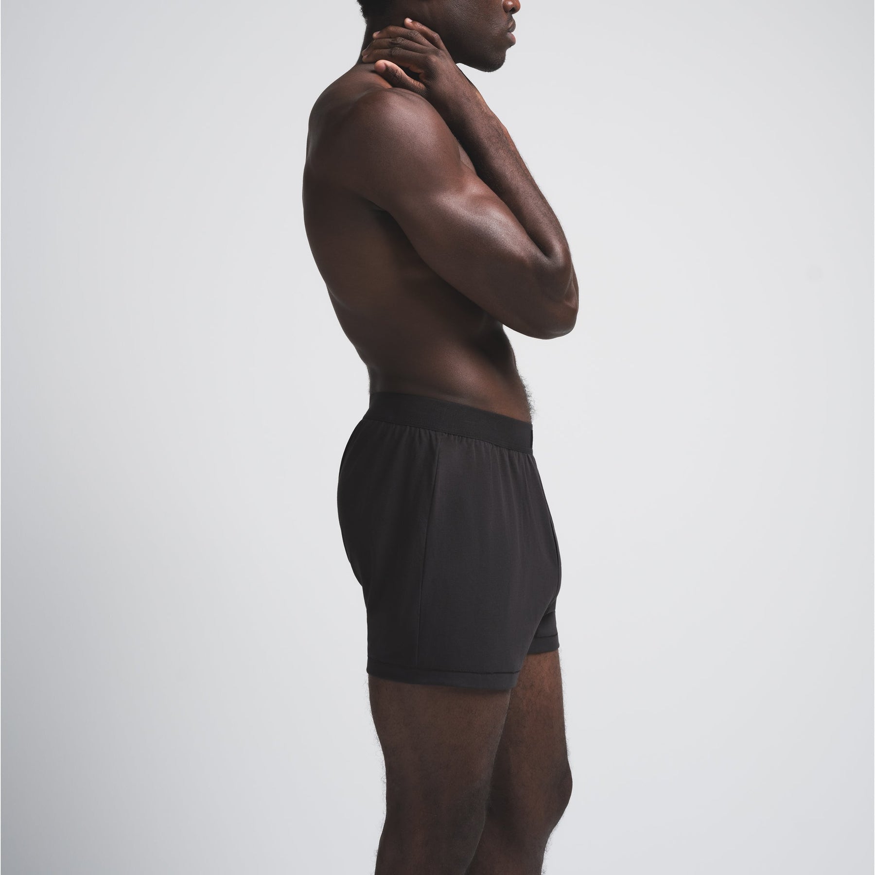 SKIMS COTTON MENS KNIT BOXER 3-PACK | ONYX