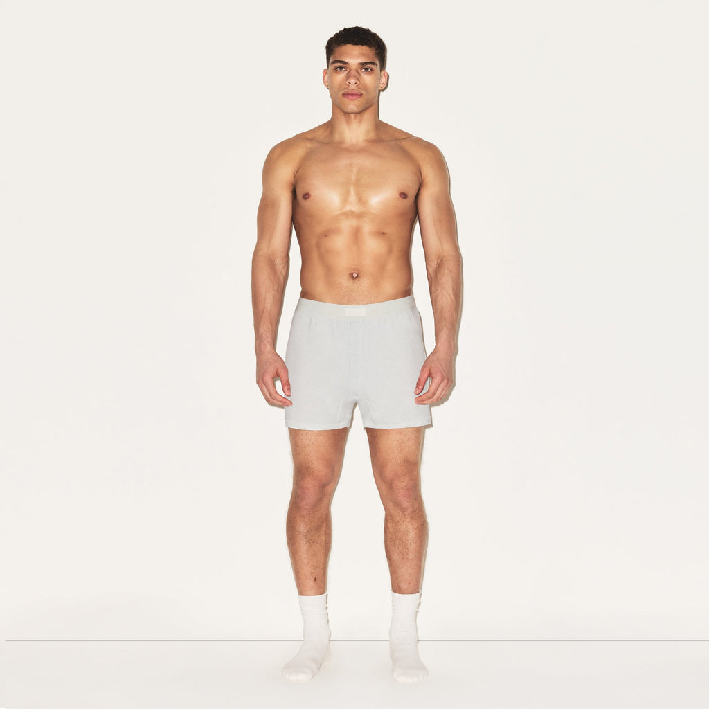 SKIMS COTTON MENS KNIT BOXER 3-PACK | ARMY MULTI