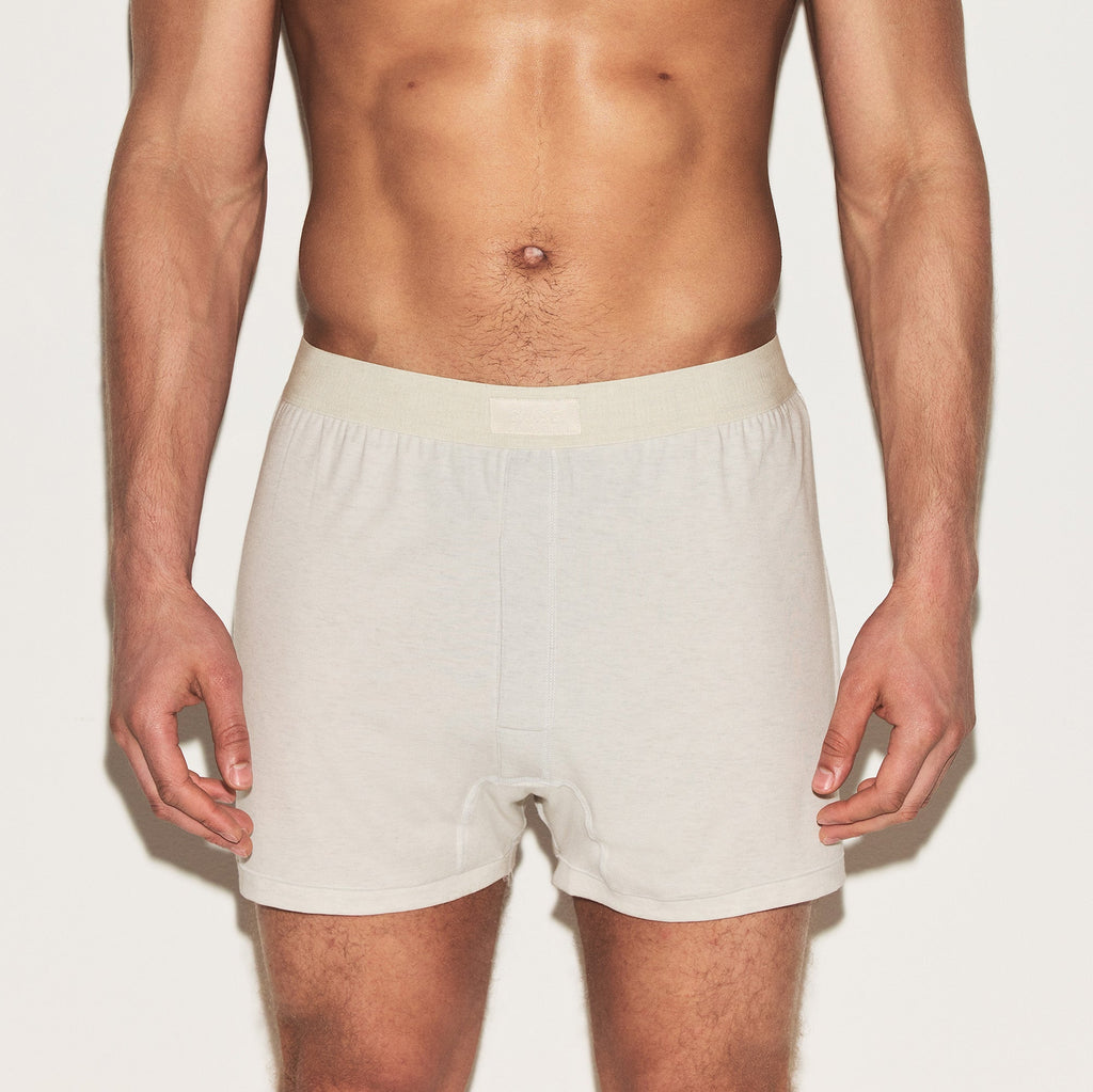 SKIMS COTTON MENS KNIT BOXER 3-PACK | ARMY MULTI