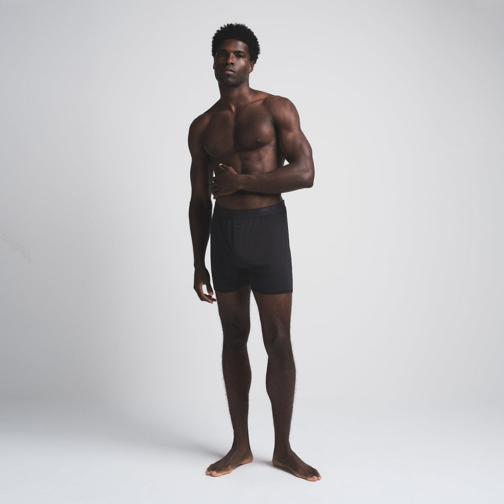 SKIMS STRETCH MENS KNIT BOXER 3-PACK | OBSIDIAN