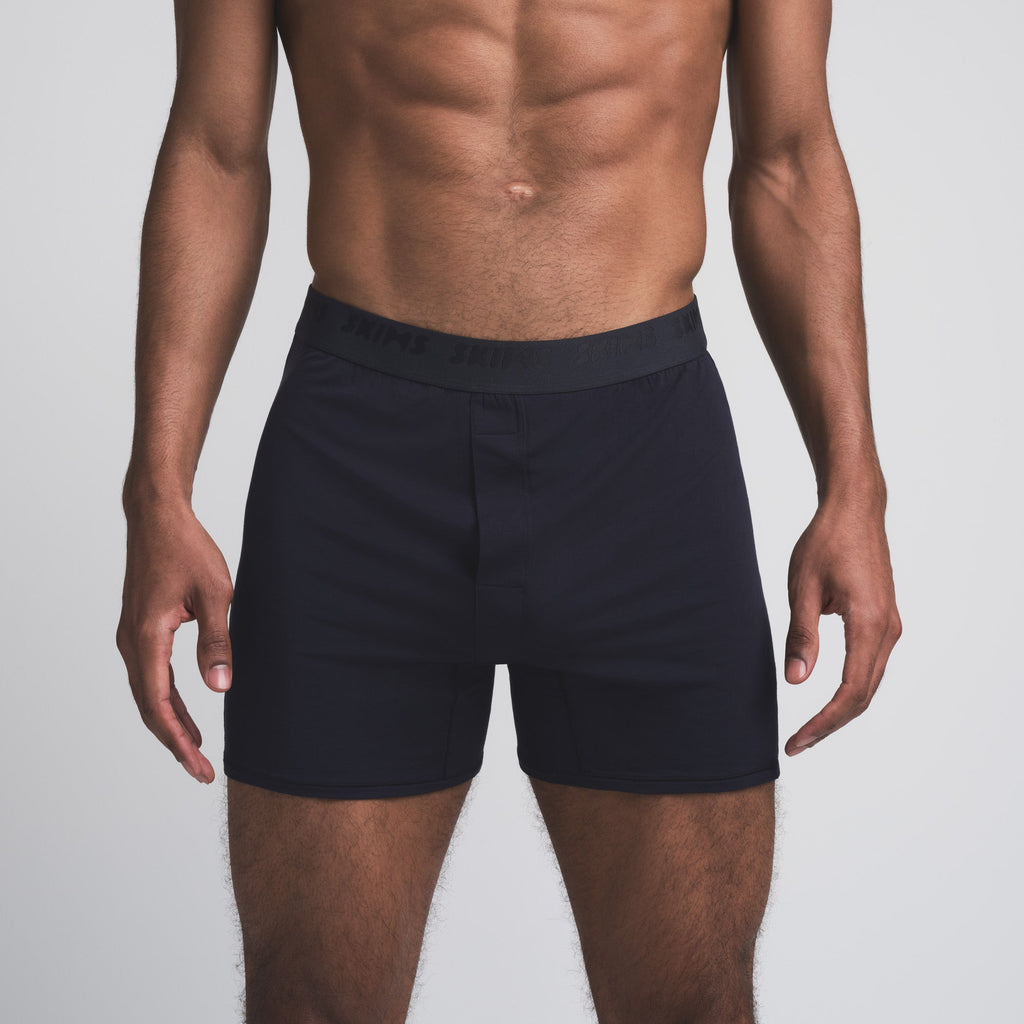 SKIMS STRETCH MENS KNIT BOXER 3-PACK | INDIGO MULTI