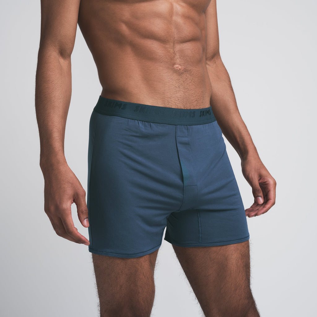 SKIMS STRETCH MENS KNIT BOXER 3-PACK | INDIGO MULTI