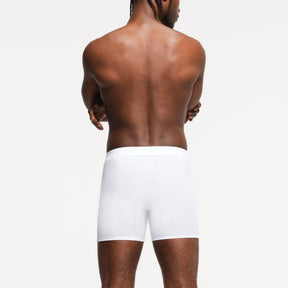 SKIMS BASICS MENS COTTON BOXER BRIEF 3-PACK | CHALK