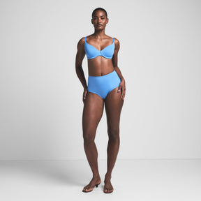 SIGNATURE SWIM HIGH-WAISTED BRIEF BIKINI BOTTOM | TIDE