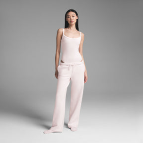 COTTON JERSEY SCOOP NECK BODYSUIT | BARELY PINK