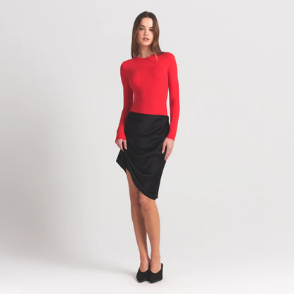 Fits Everybody Long Sleeve Crew Neck Bodysuit