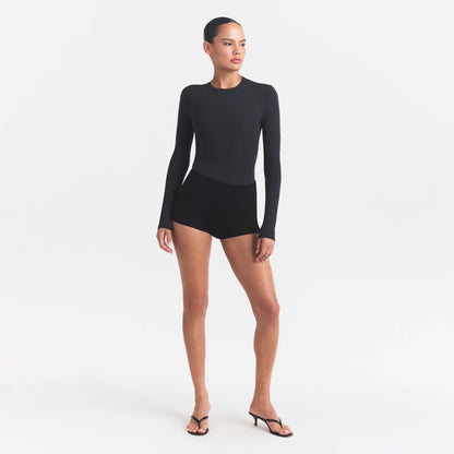 Fits Everybody Long Sleeve Crew Neck Bodysuit