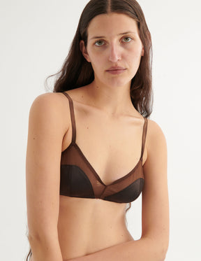 Beatrice Bralette Walnut