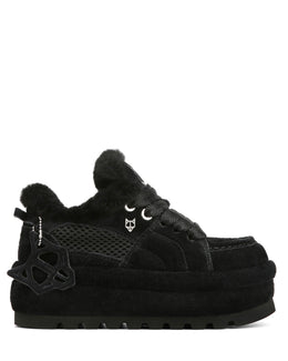 Beau Black Suede