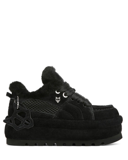 Beau Black Suede