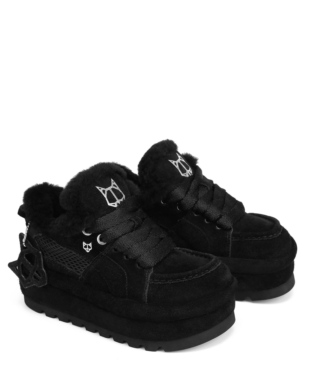 Beau Black Suede