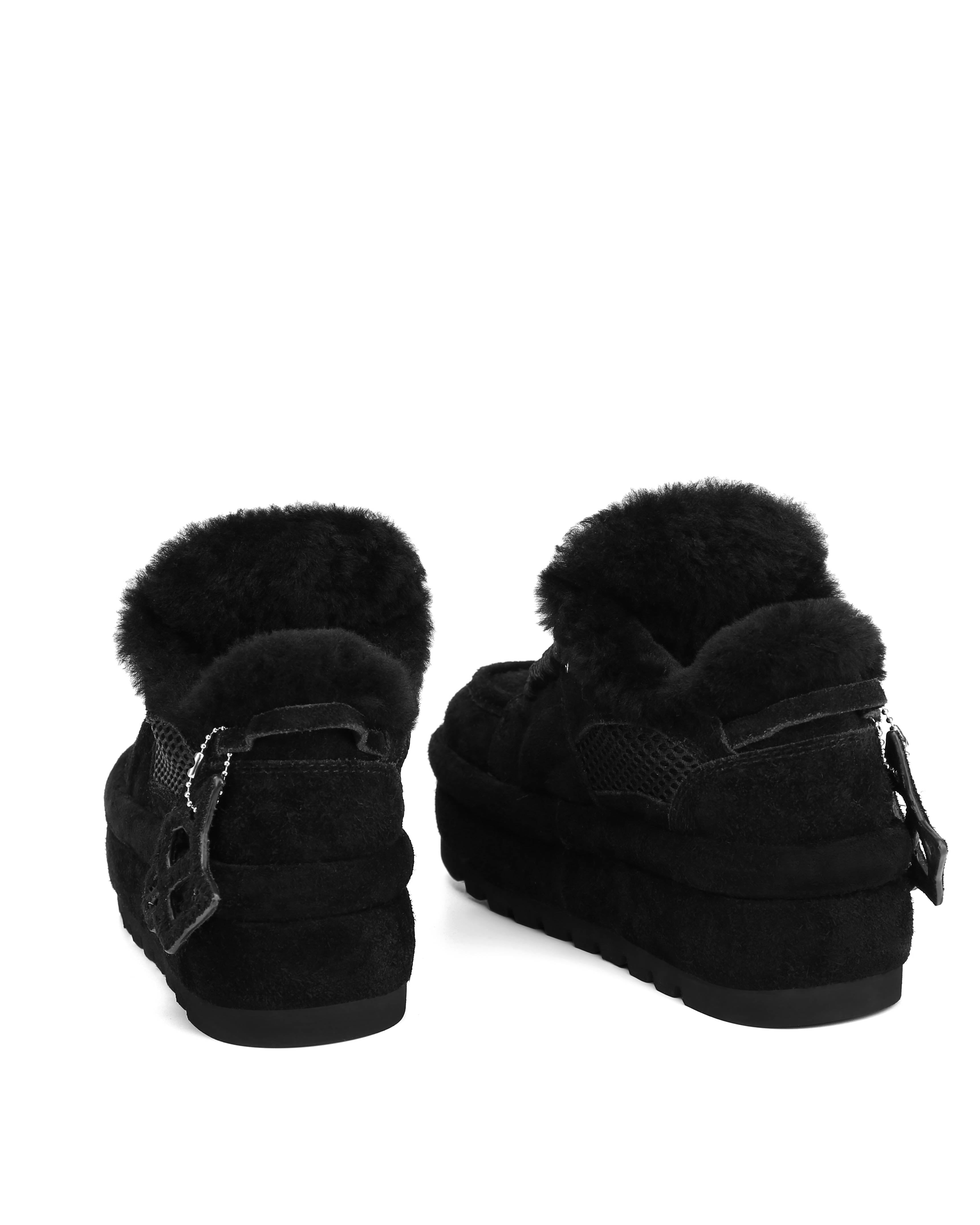 Beau Black Suede