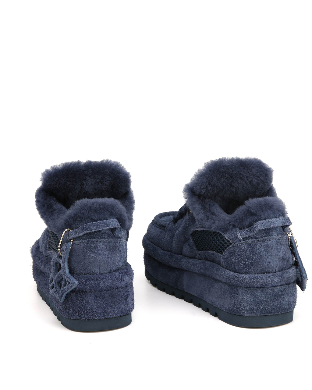 Beau Navy Suede