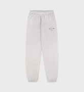 Beverly Script Soft Sweatpant - Heather Gray/Navy