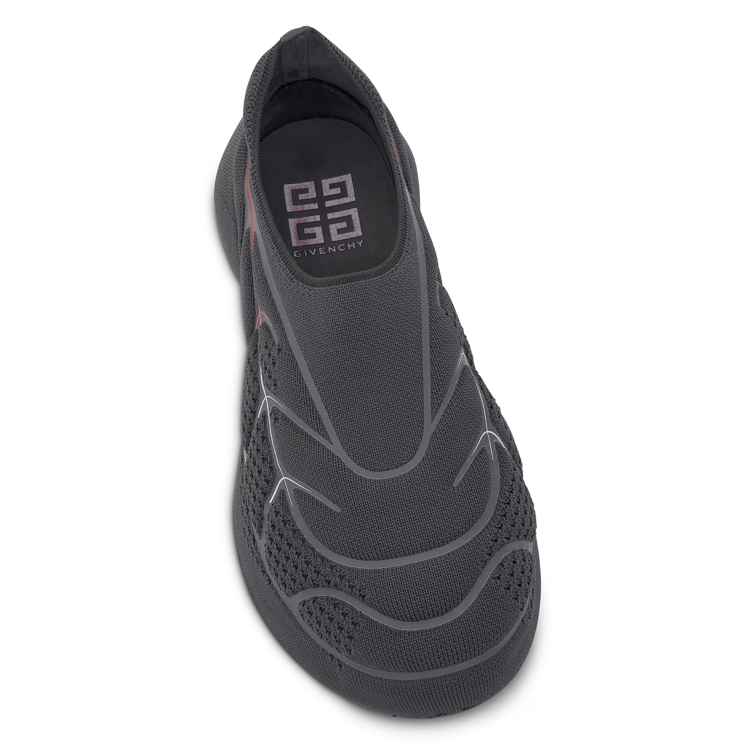 GIVENCHY TK 360 Plus Sneaker in Grey/Red