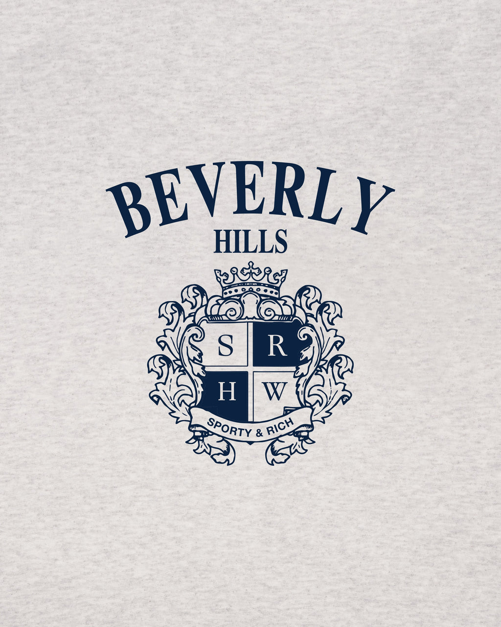 BH Crest Quarter Zip - Heather Gray/Navy