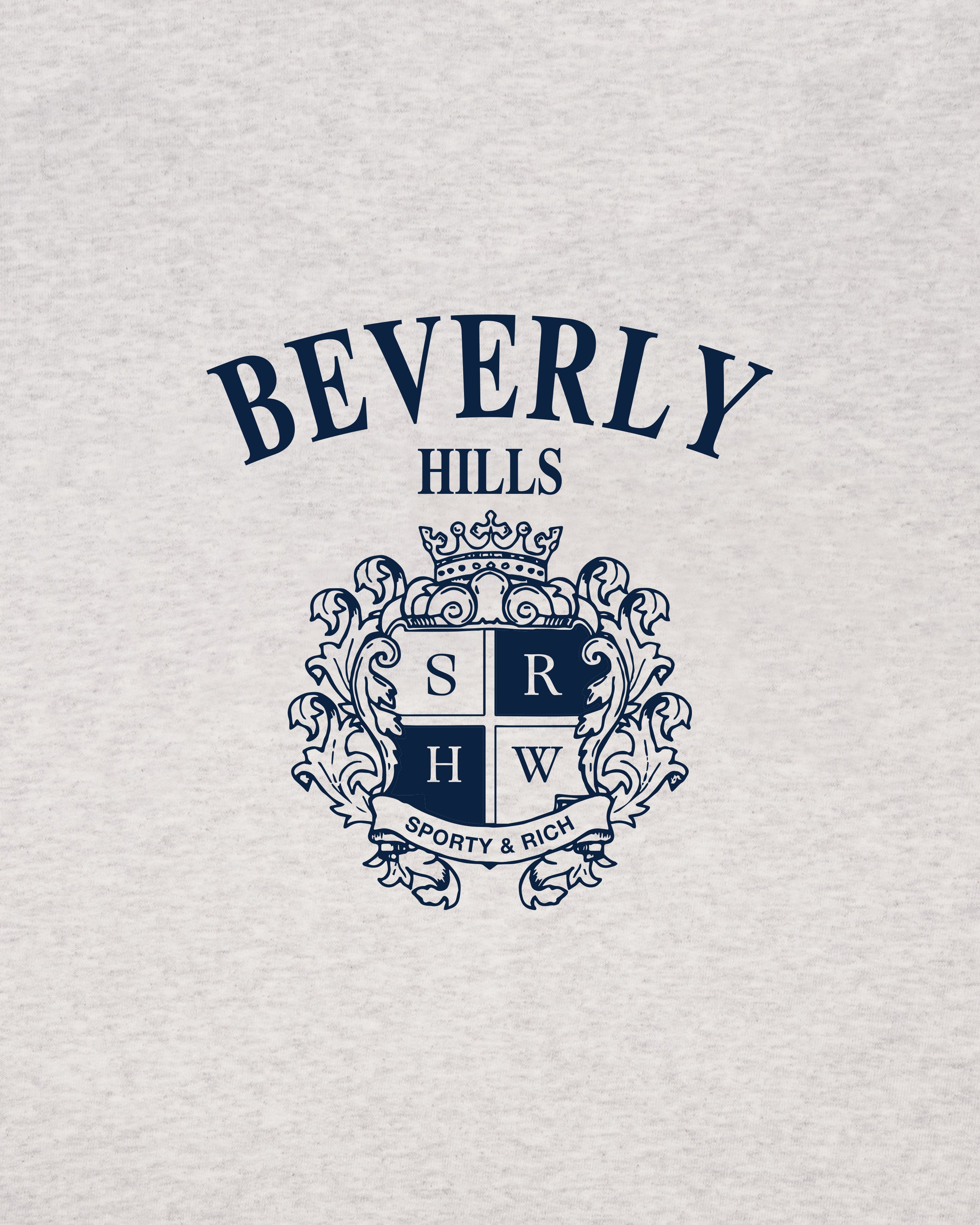 BH Crest Quarter Zip - Heather Gray/Navy