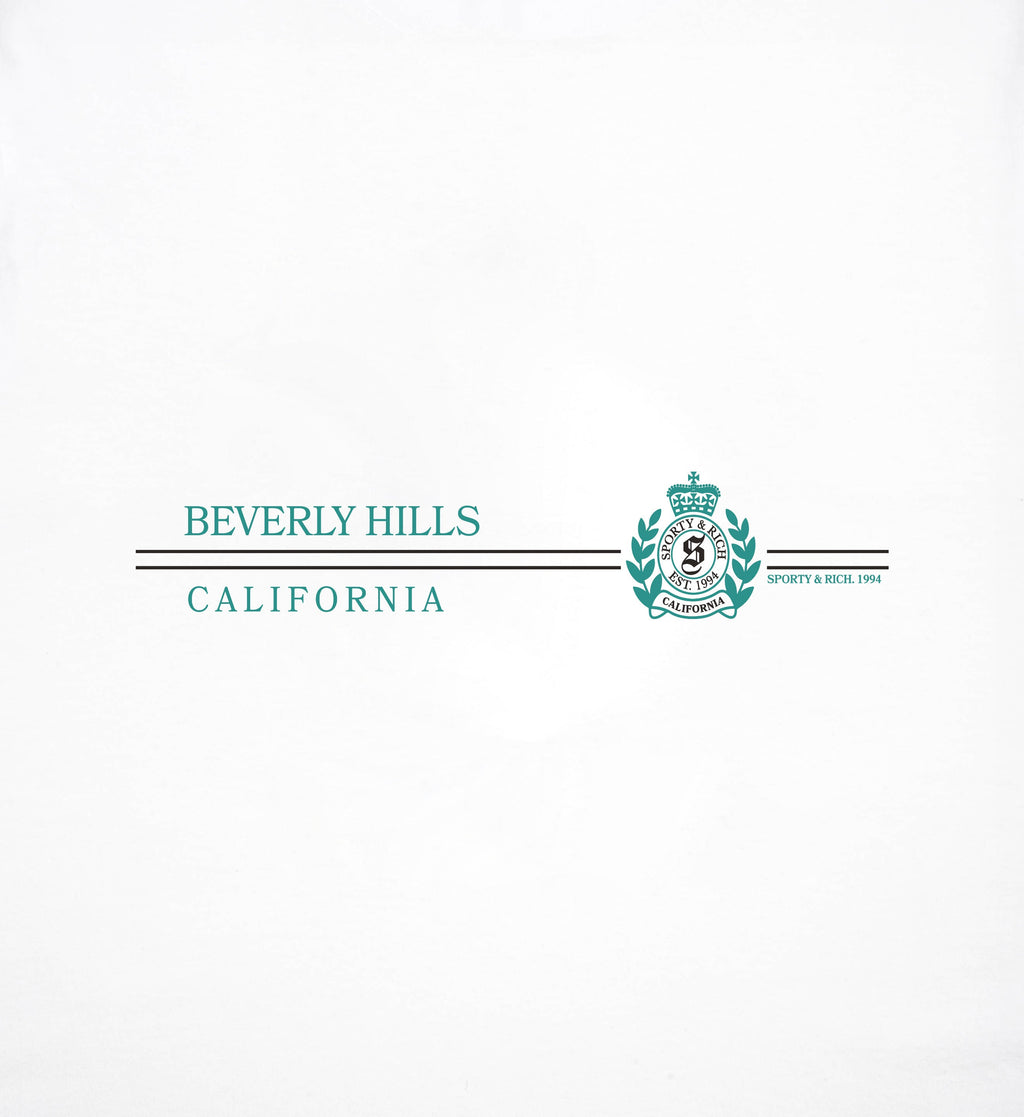 Beverly Hills Horizon Soft T-Shirt - White