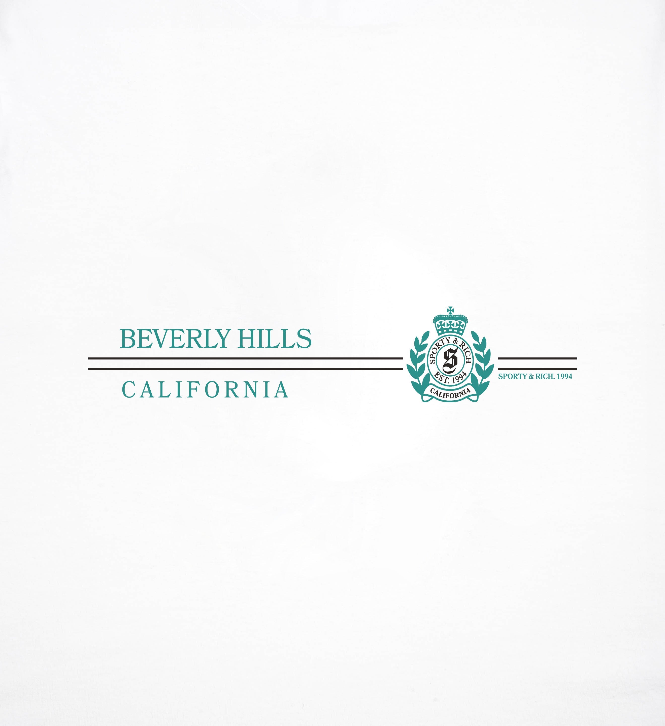 Beverly Hills Horizon Soft T-Shirt - White