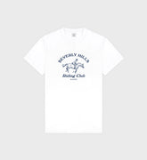 Beverly Hills Riding Club Soft T-Shirt - White/Navy