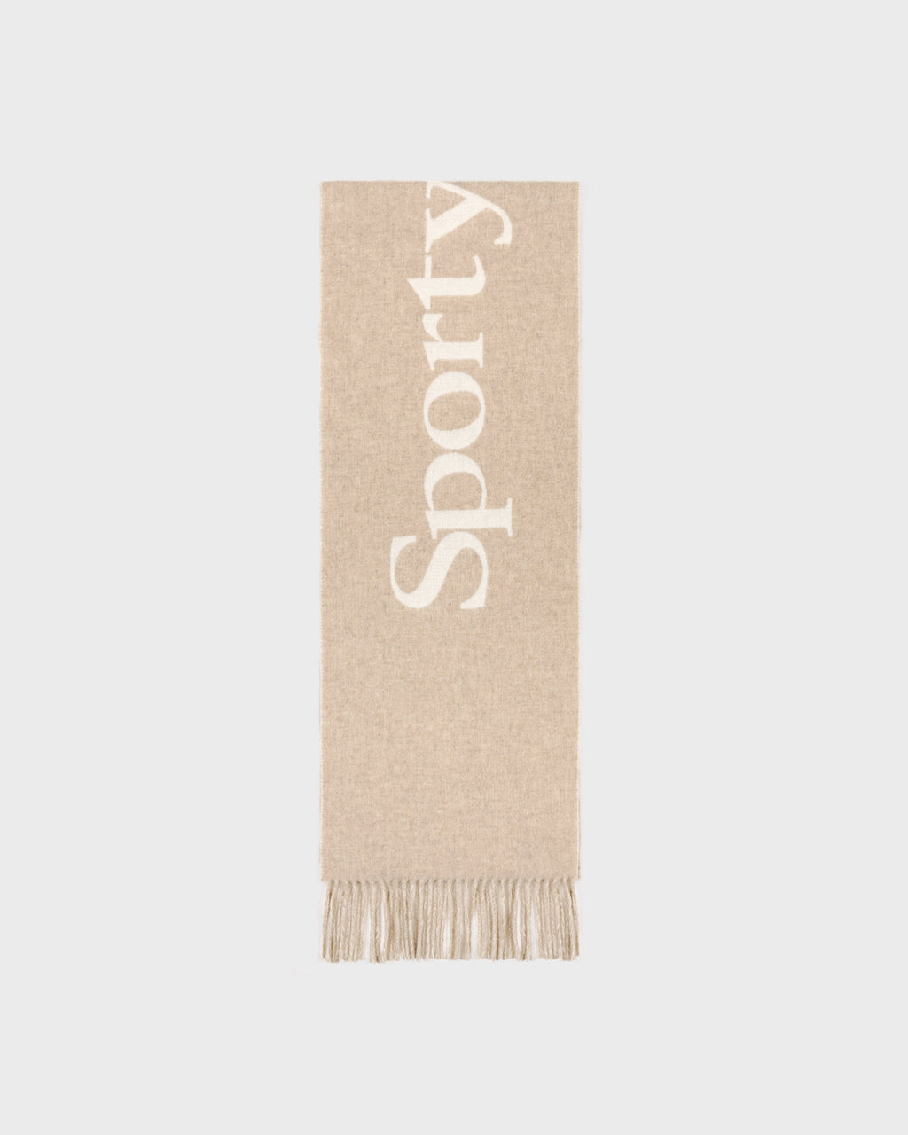 Big Serif Scarf - Ecru