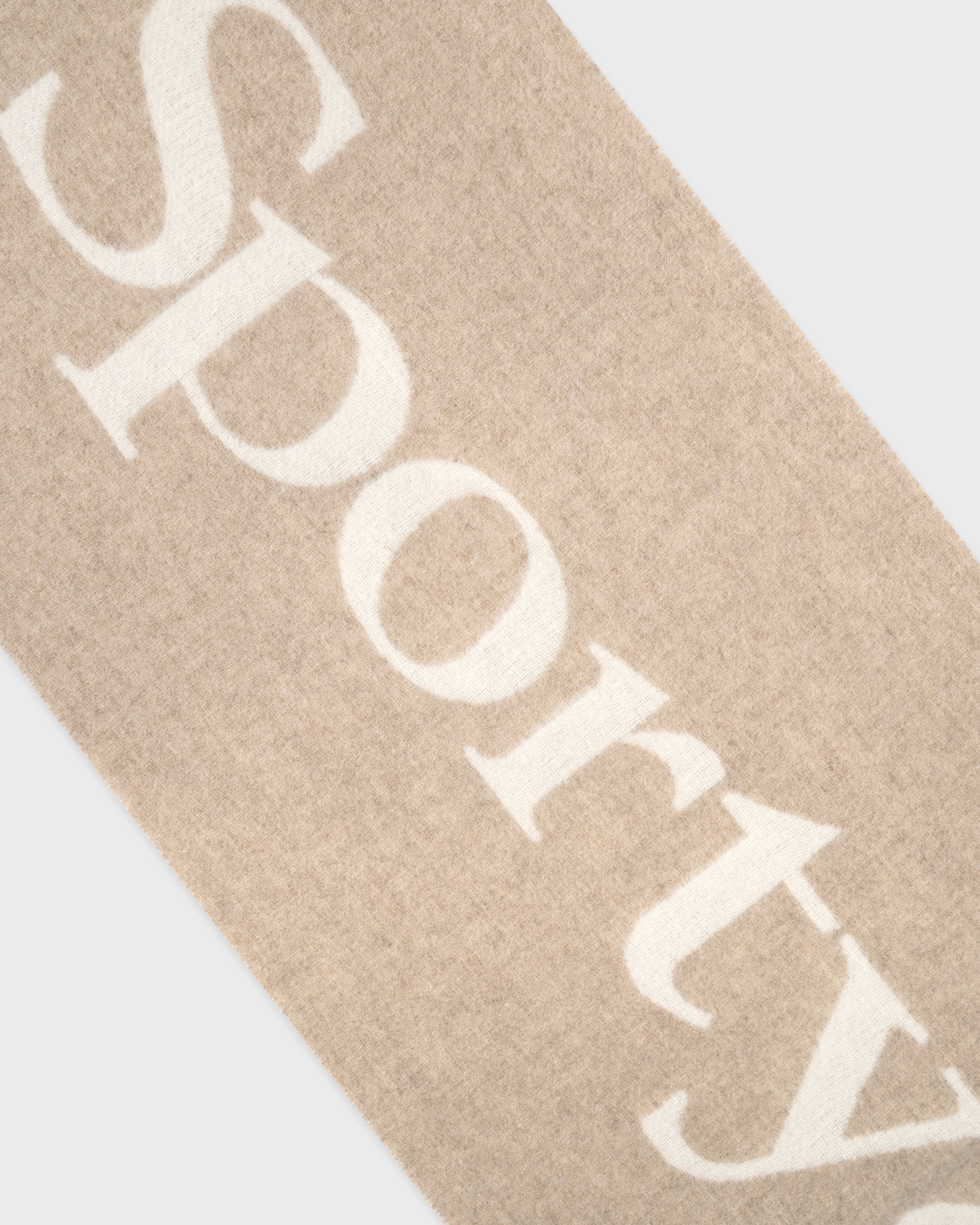 Big Serif Scarf - Ecru