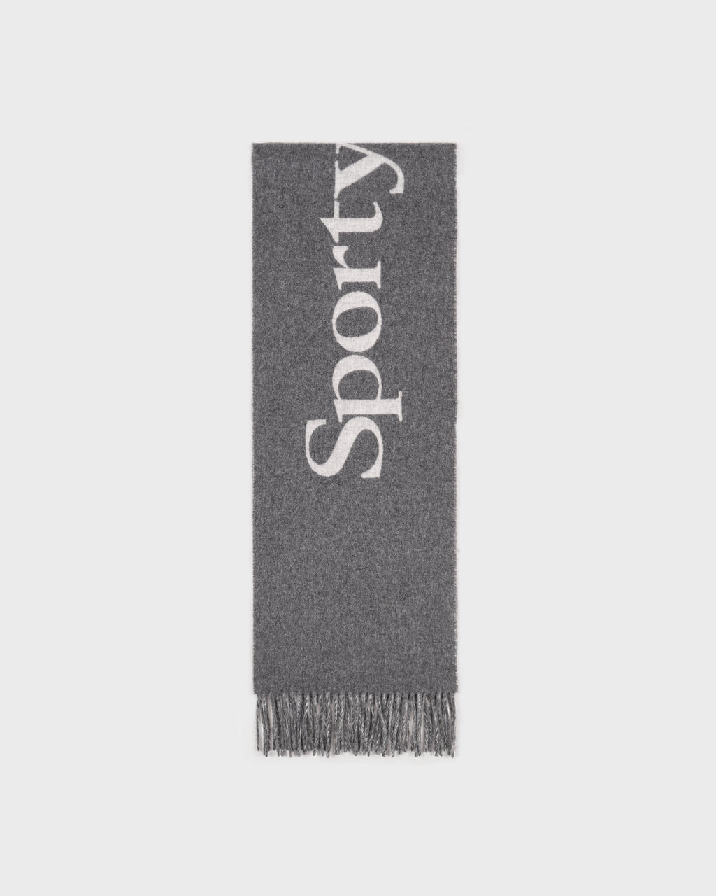 Big Serif Scarf - Gray