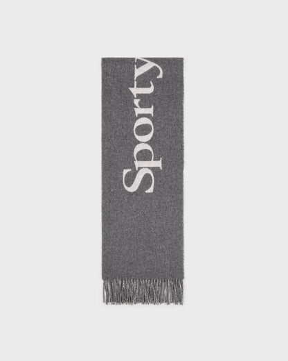 Big Serif Scarf - Gray