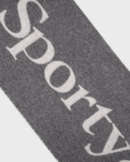 Big Serif Scarf - Gray