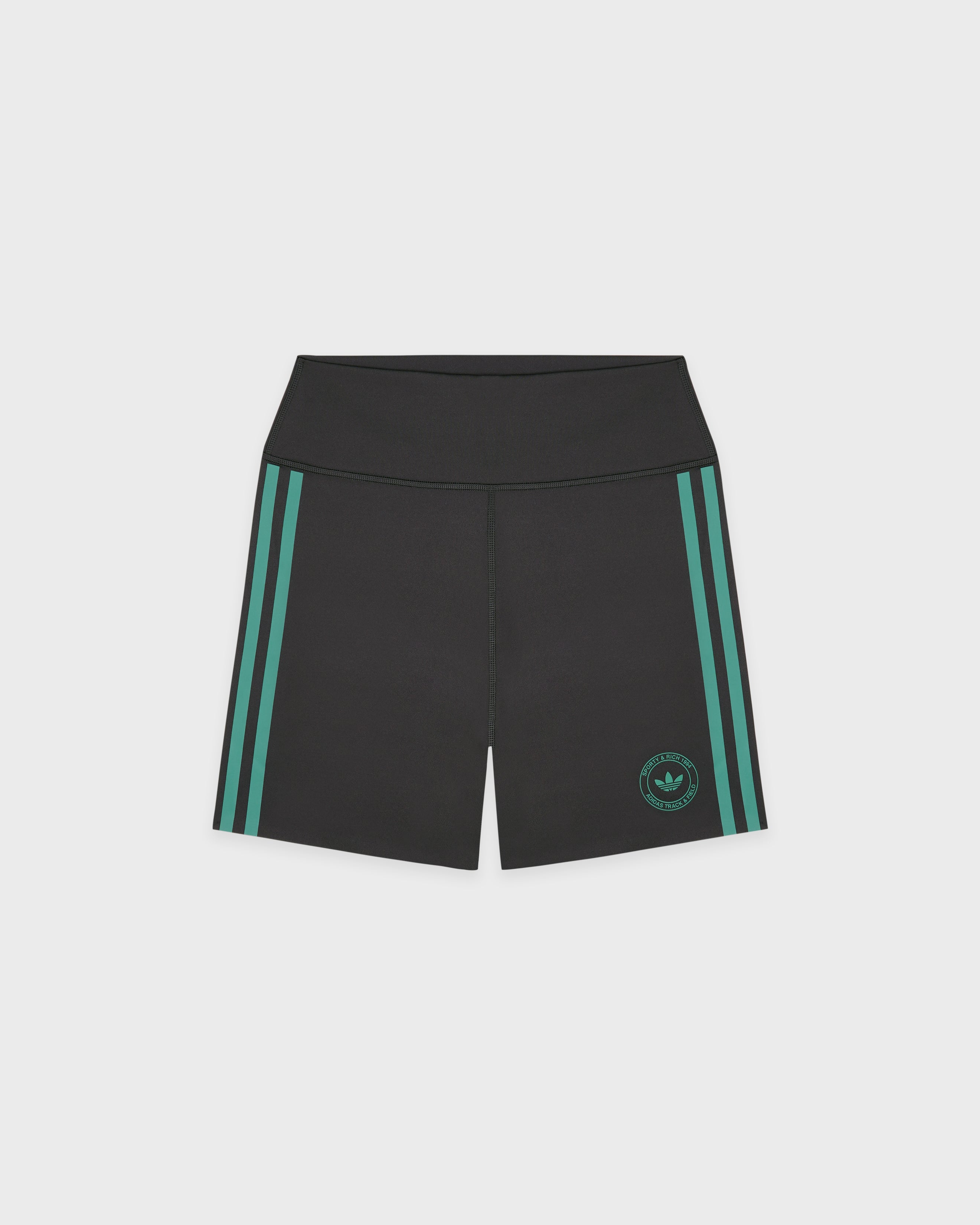 Adidas Biker Short - Faded Black/Teal