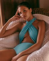 Cross Halter Bodysuit