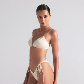 SKIMS ROMANCE TIE SIDE BIKINI | IVORY