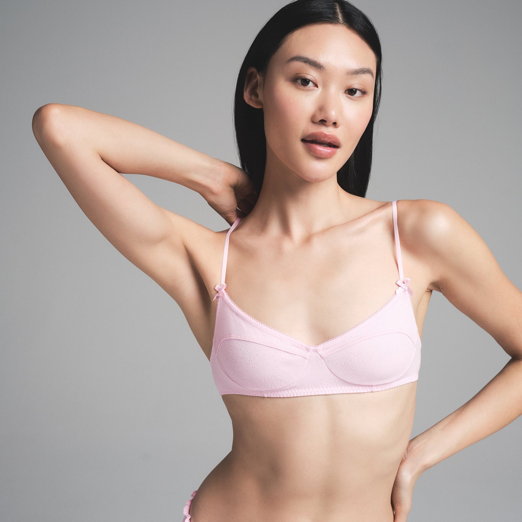 LOGO POINTELLE BRALETTE | CHERRY BLOSSOM