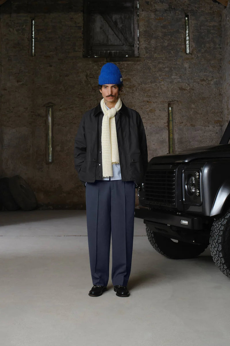 Everyday pleated trousers - navy