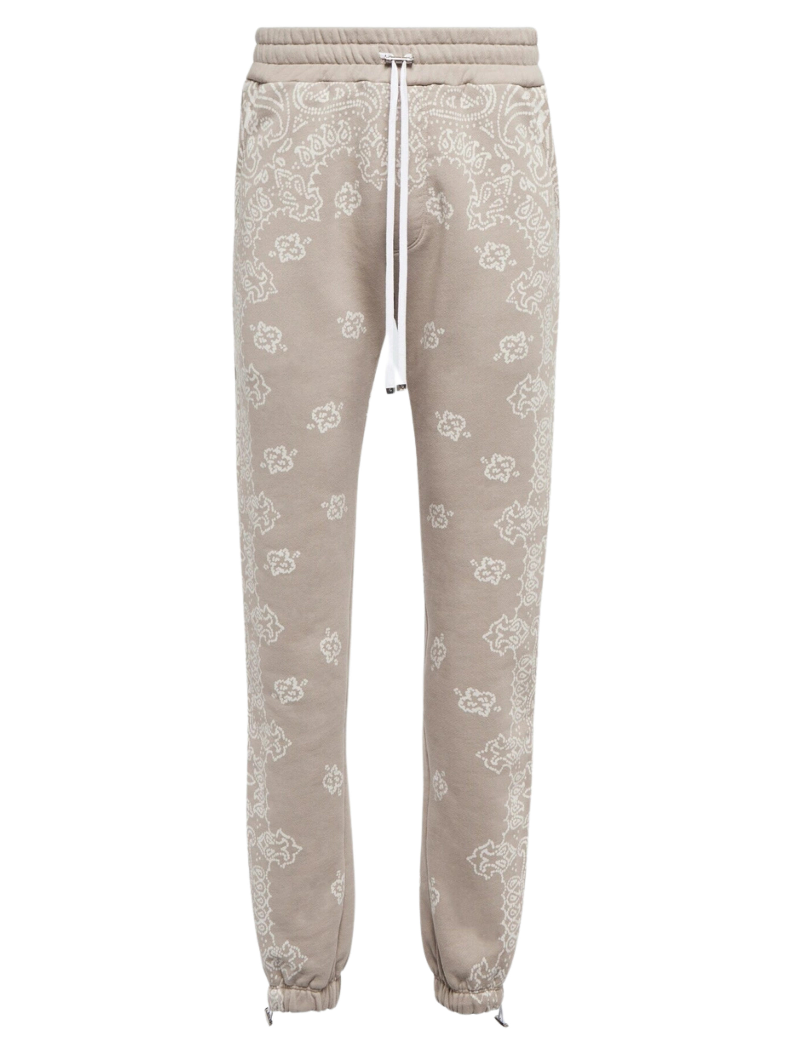 AMIRI BLEACH BANDANA SWEATPANTS CROCKERY