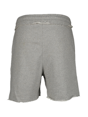 BALMAIN EMBROIDERED LOGO SHORTS GREY