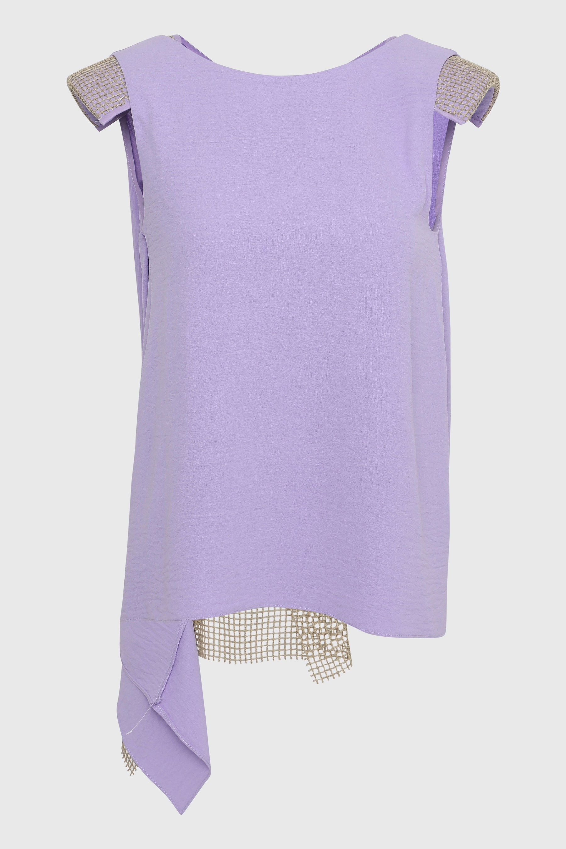 V BACK TOP W/ SHOULDER PADS