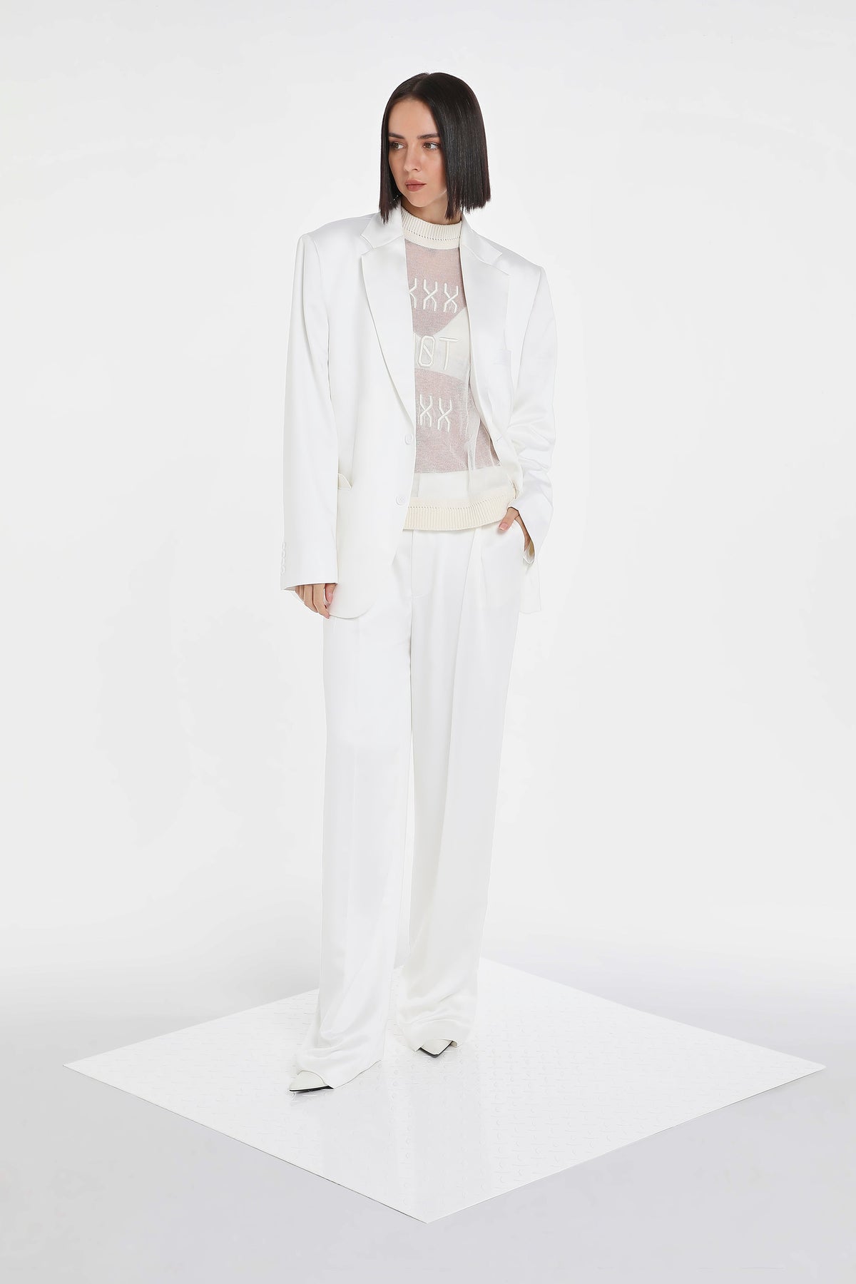 WHAT ARE YOU NOT SHEER KNIT PULLOVER