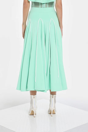 OUTLINE GODET SKIRT