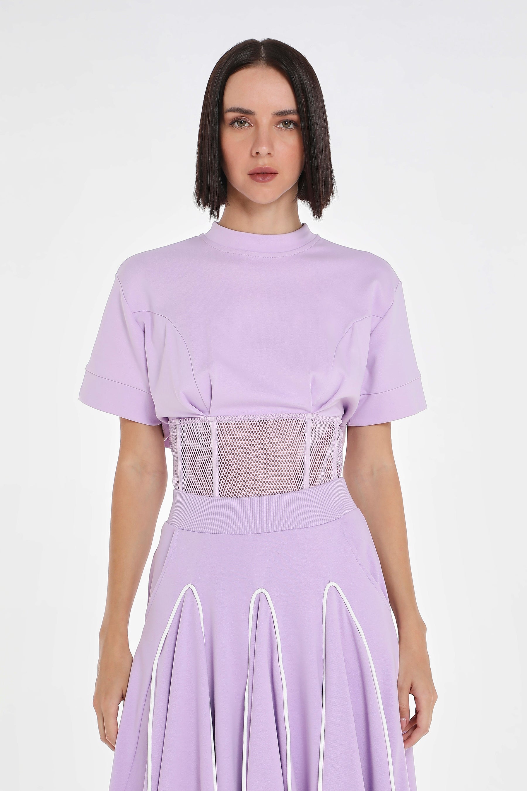 MESH CORSET TEE
