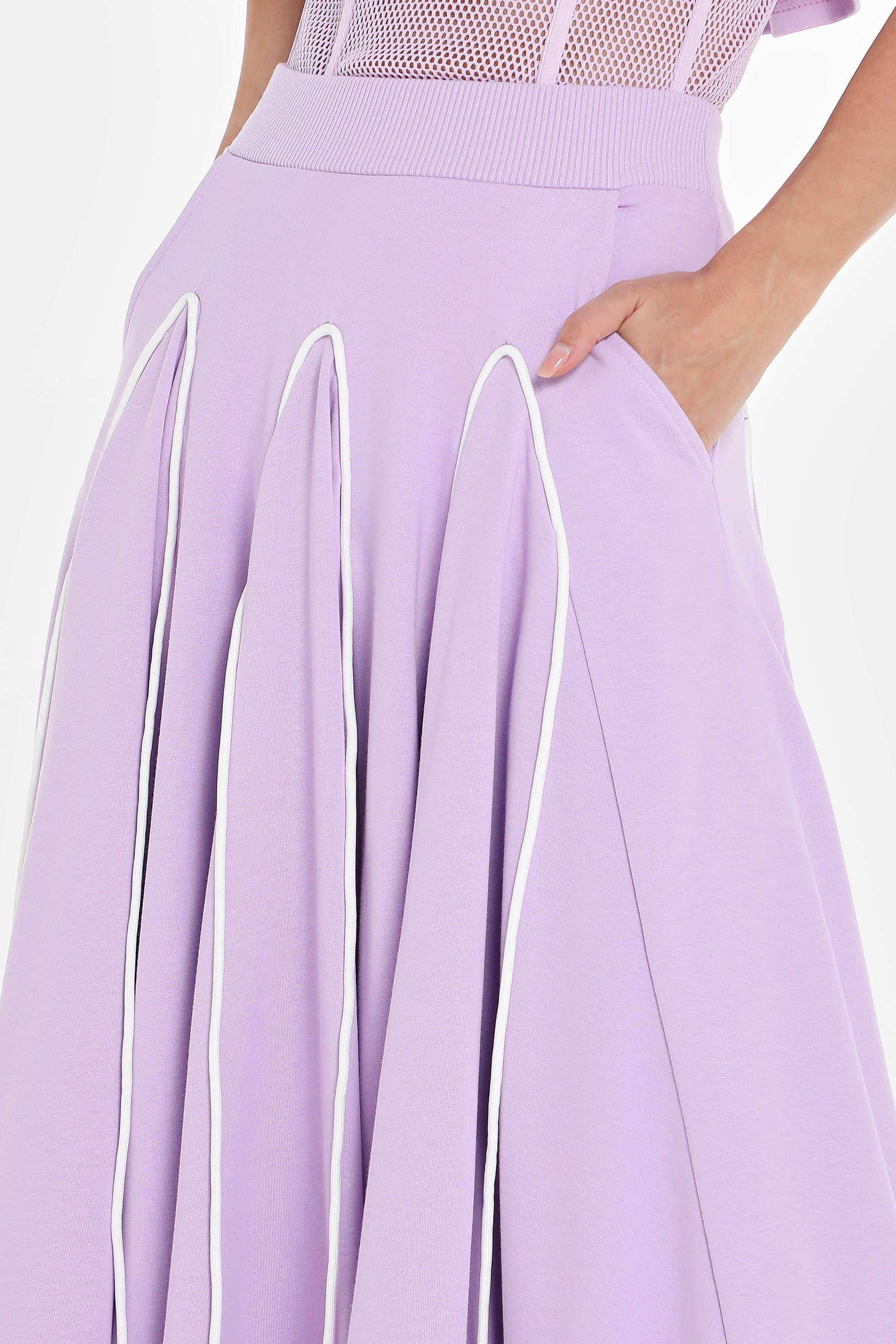 OUTLINE GODET SKIRT