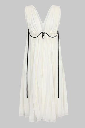 PLEATED DRESS W/ BRA LINES