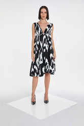 PAG PLEATED DRESS W/ BRA LINES