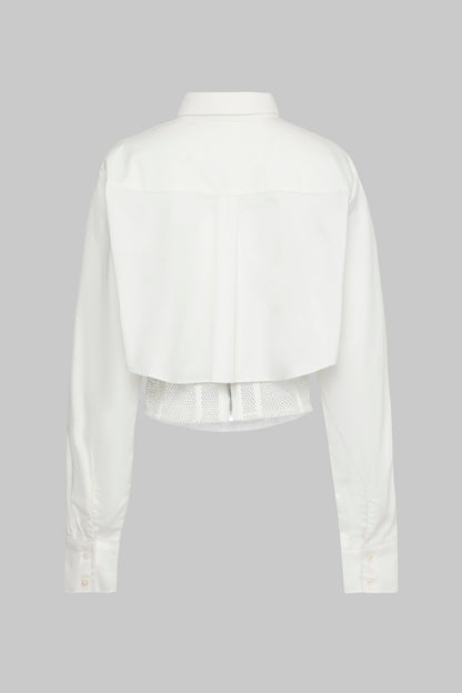 MESH CORSET SHIRT W/ BRA LINES