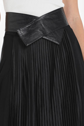 X VEGAN LEATHER BELT