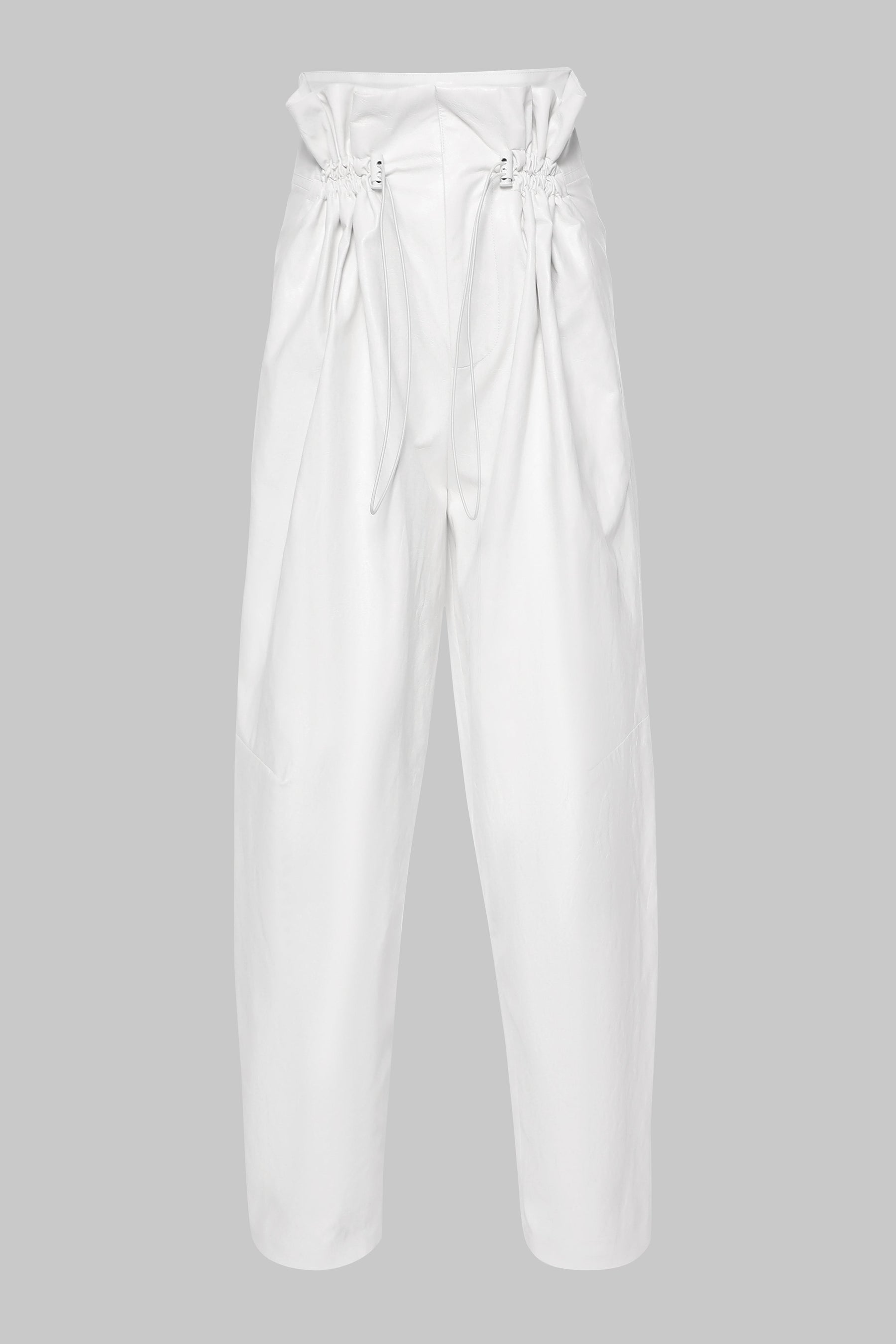 VEGAN LEATHER PARACHUTE PANTS